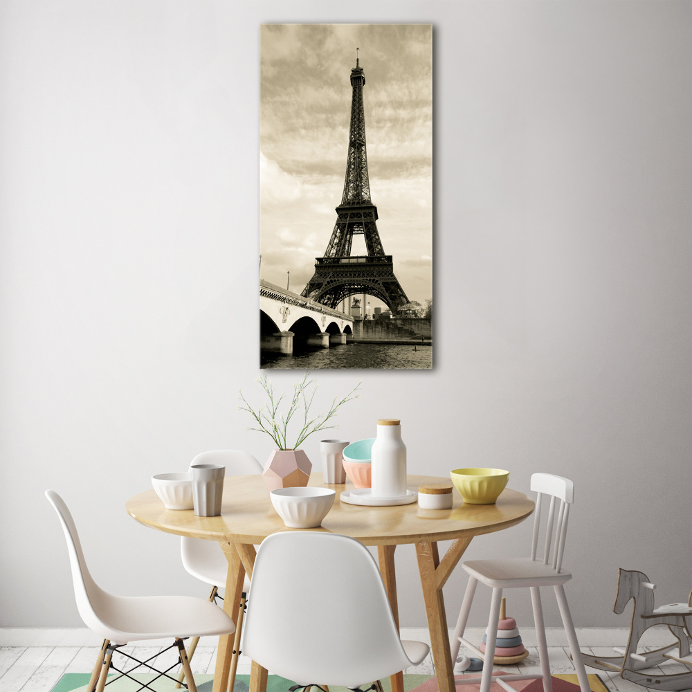 Tableau sur verre Tour Eiffel Paris