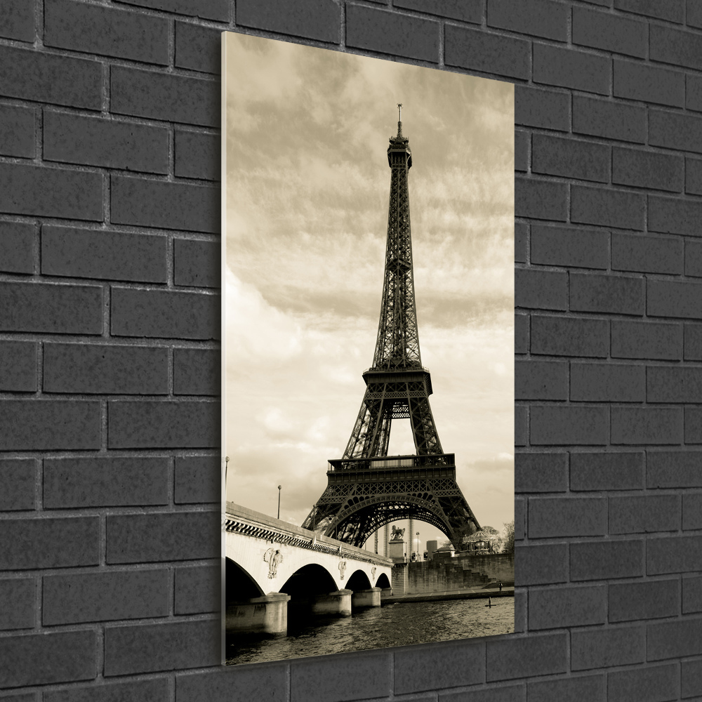 Tableau sur verre Tour Eiffel Paris