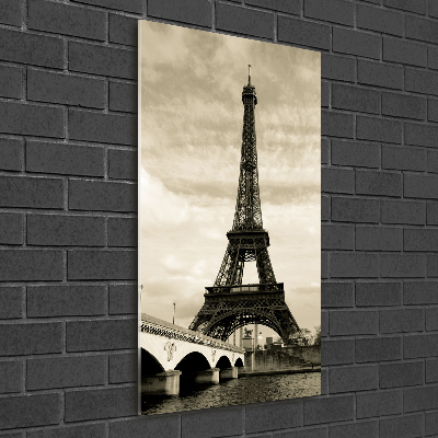 Tableau sur verre Tour Eiffel Paris