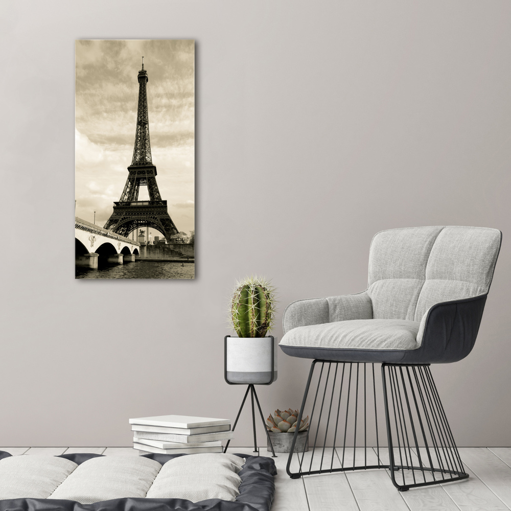 Tableau sur verre Tour Eiffel Paris