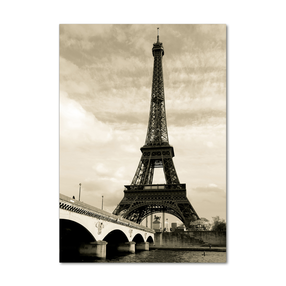 Tableau sur verre Tour Eiffel Paris