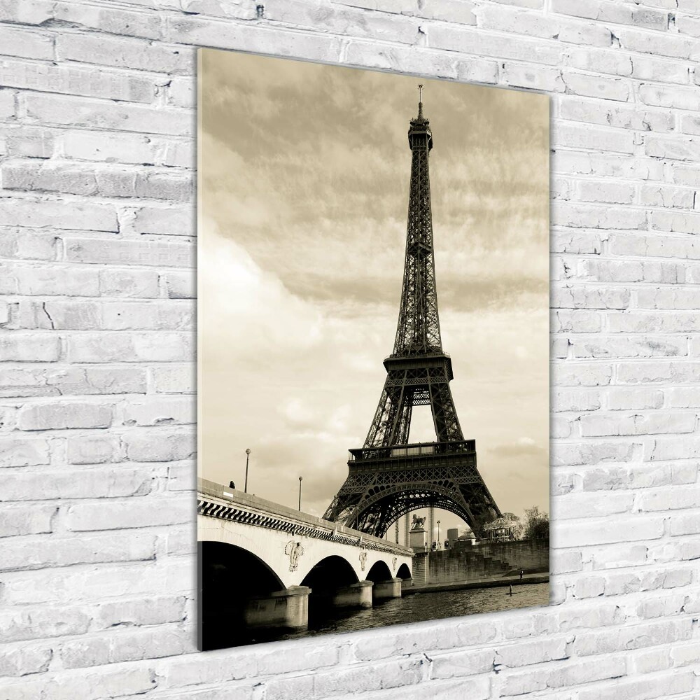 Tableau sur verre Tour Eiffel Paris