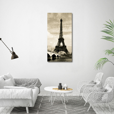 Tableau sur verre Tour Eiffel Paris