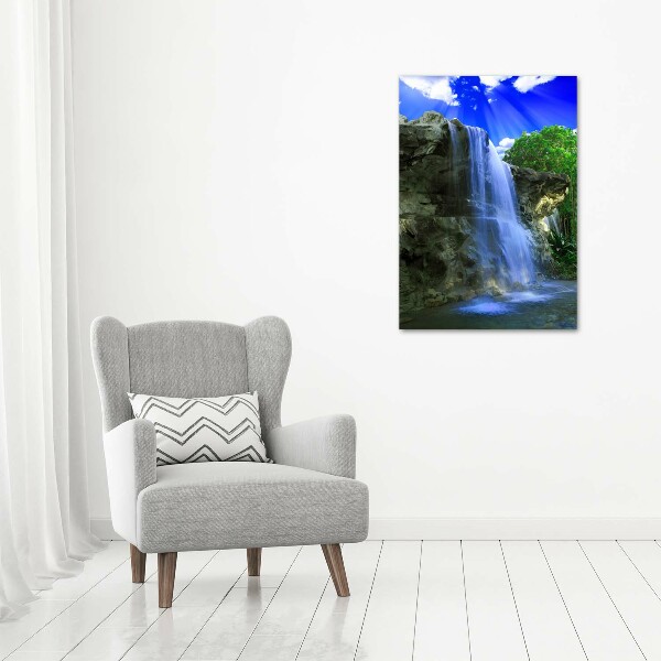 Tableau imprimé sur verre Cascades