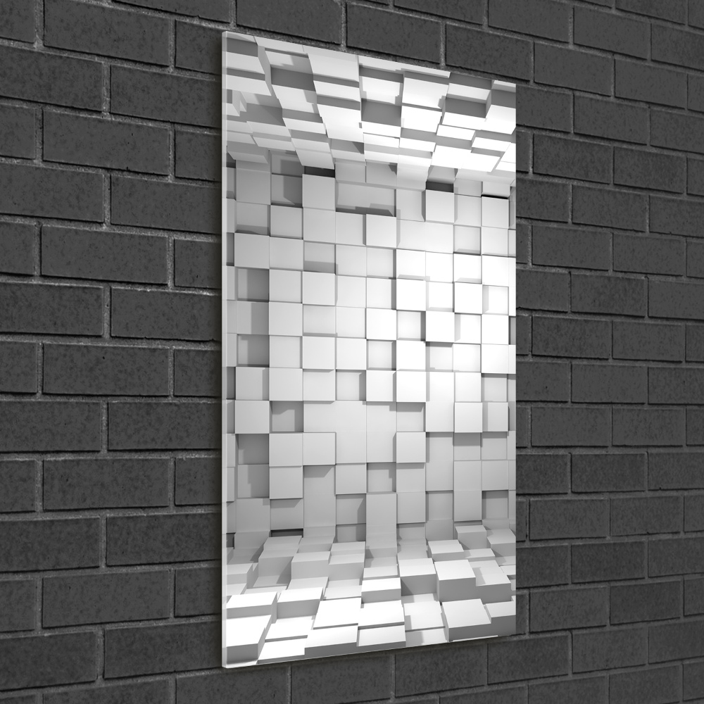 Tableau verre imprimé Cubes