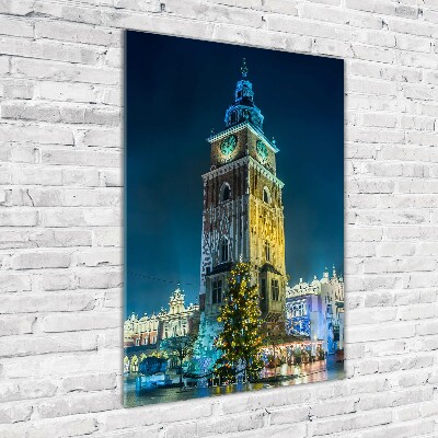 Tableau photo sur verre Cracovie Pologne