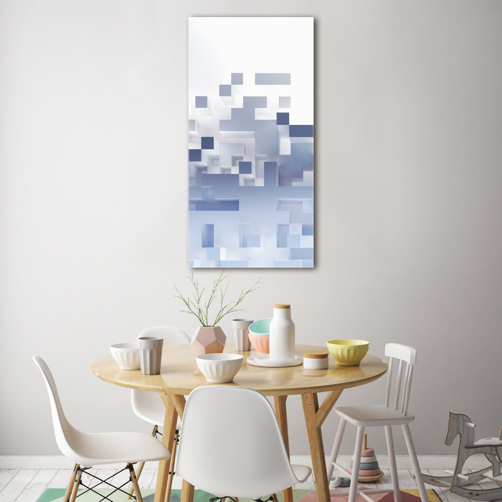 Tableau photo sur verre Cubes abstraits