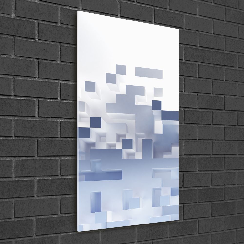 Tableau photo sur verre Cubes abstraits