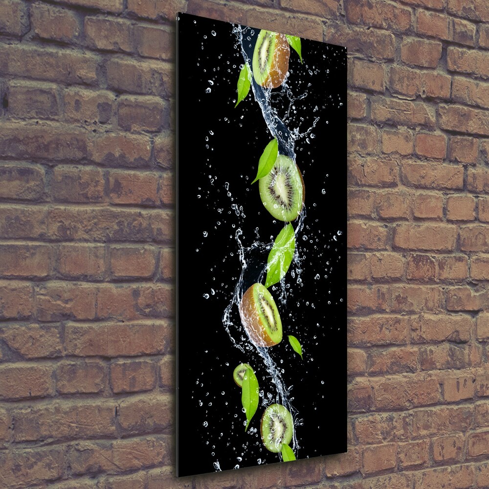 Tableau verre imprimé Kiwis