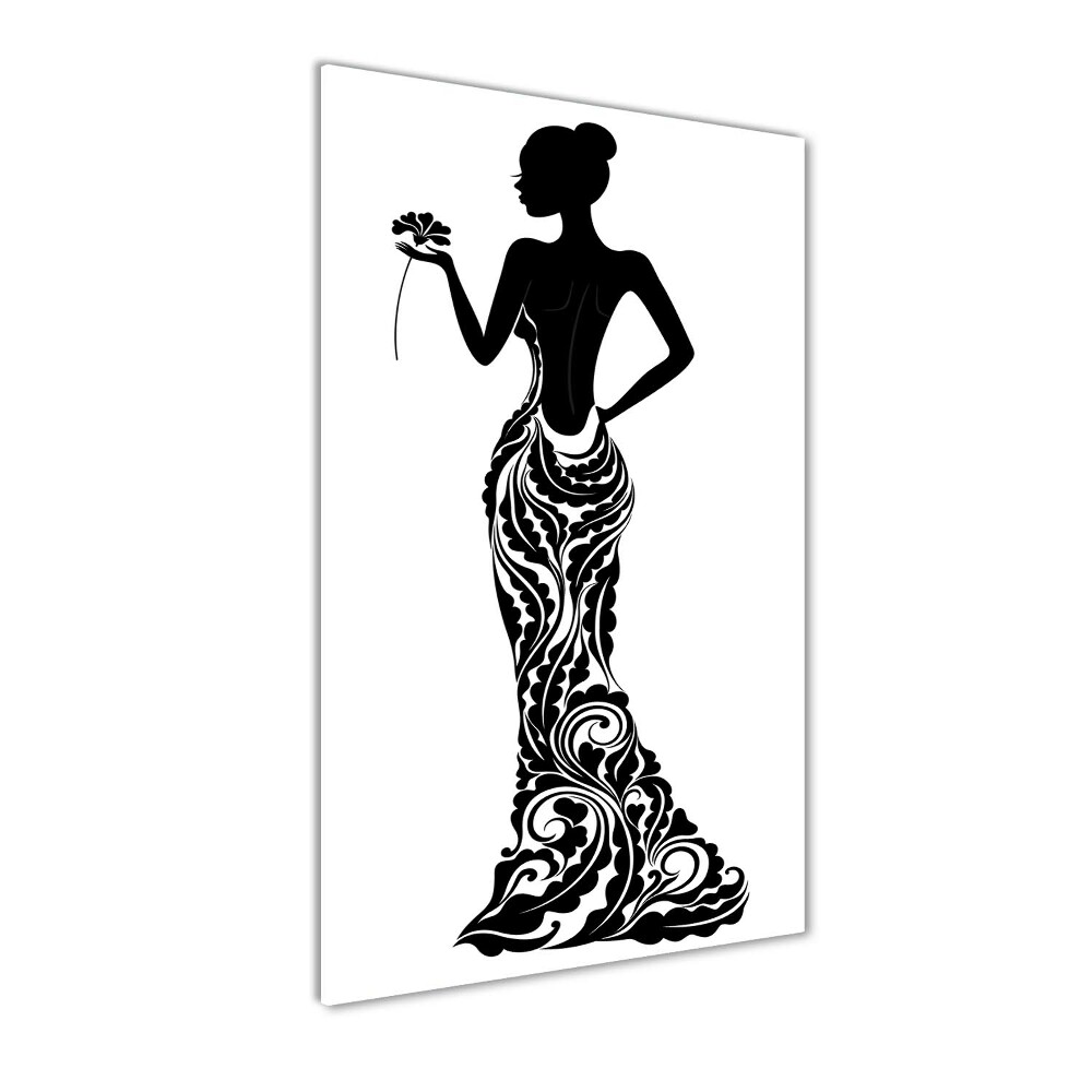 Tableau photo sur verre Illustration de mode