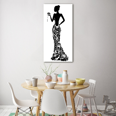 Tableau photo sur verre Illustration de mode