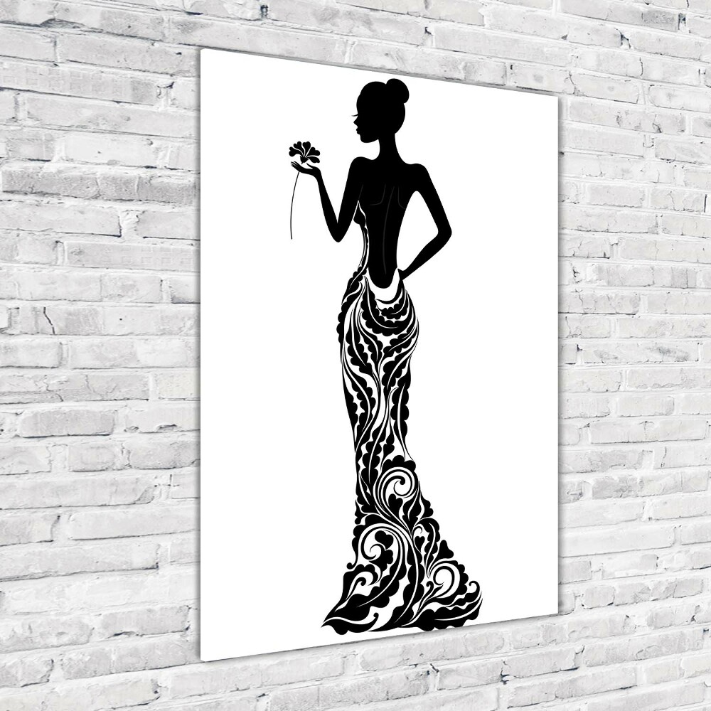 Tableau photo sur verre Illustration de mode