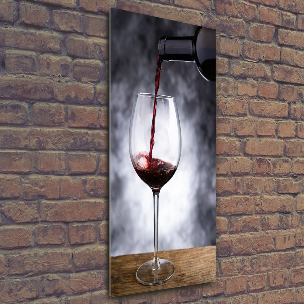 Tableau photo sur verre Vin rouge