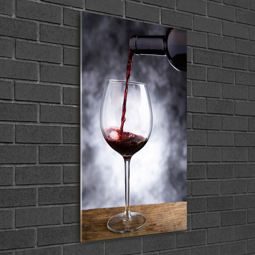 Tableau photo sur verre Vin rouge