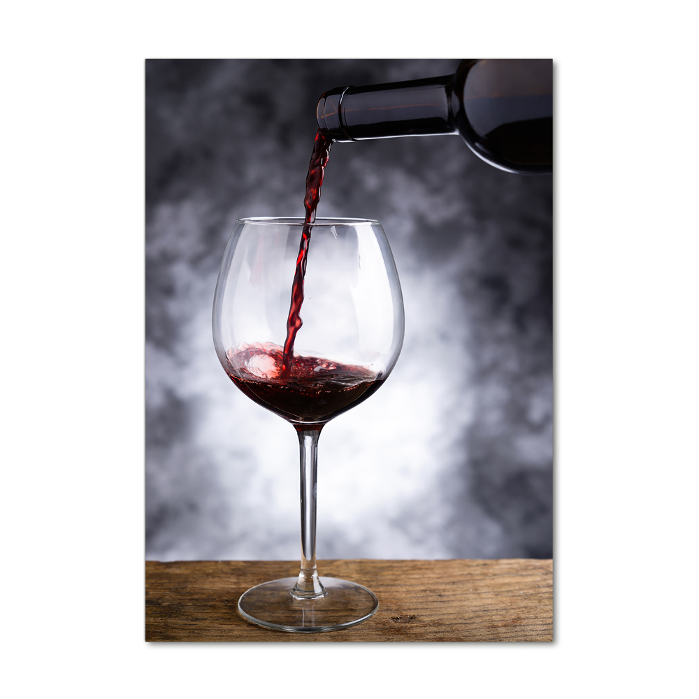 Tableau photo sur verre Vin rouge