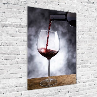 Tableau photo sur verre Vin rouge