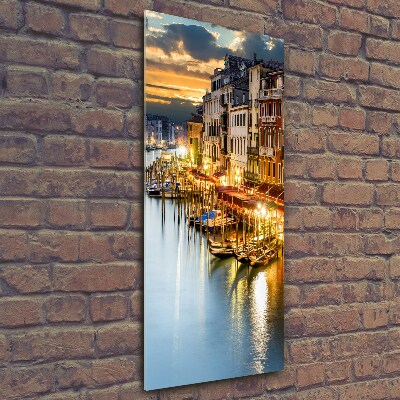 Tableau photo sur verre Venise