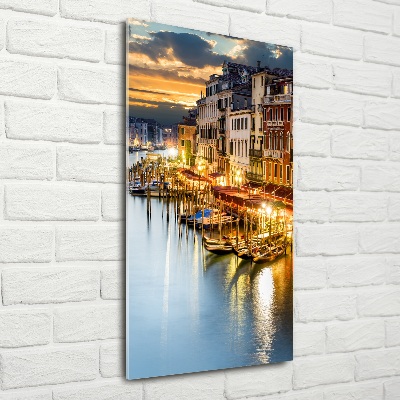 Tableau photo sur verre Venise