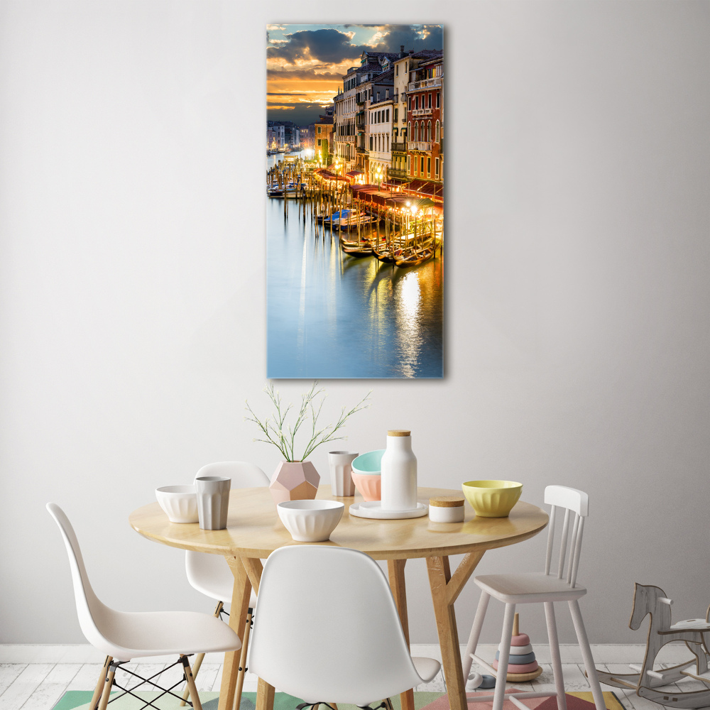 Tableau photo sur verre Venise