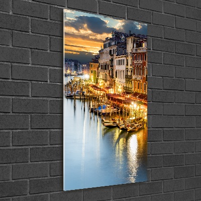 Tableau photo sur verre Venise