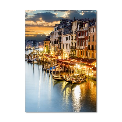 Tableau photo sur verre Venise