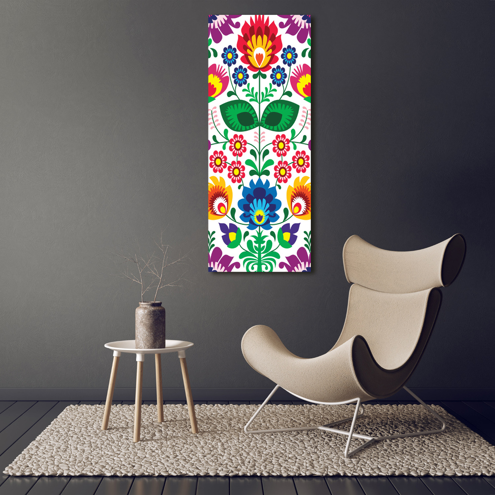 Tableau photo sur verre Motif ethnique