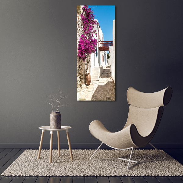 Tableau imprimé sur verre Rues grecques