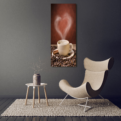 Tableau photo sur verre Café aromatique