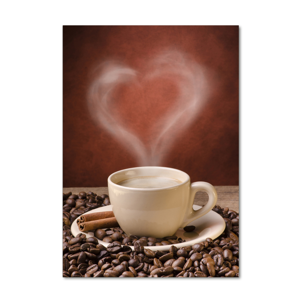 Tableau photo sur verre Café aromatique