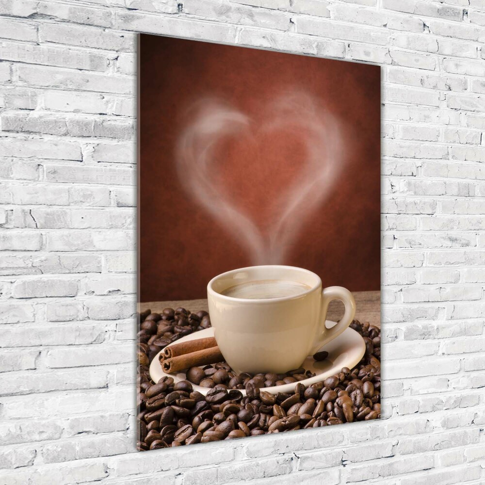 Tableau photo sur verre Café aromatique