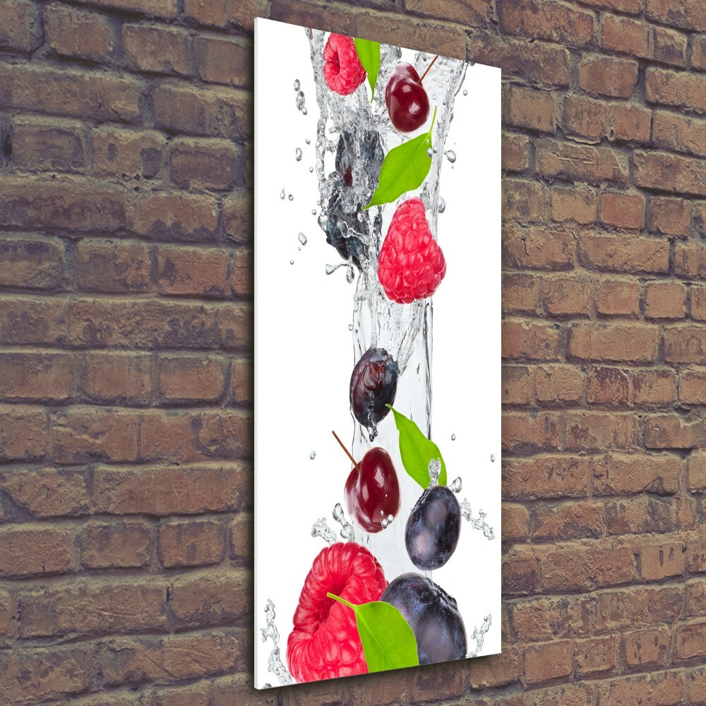 Tableau photo sur verre Fruits des bois