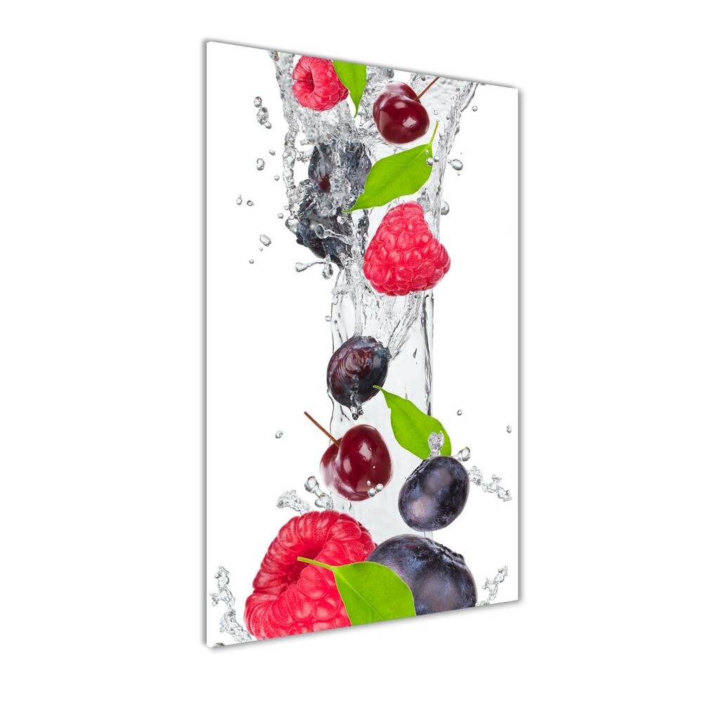 Tableau photo sur verre Fruits des bois