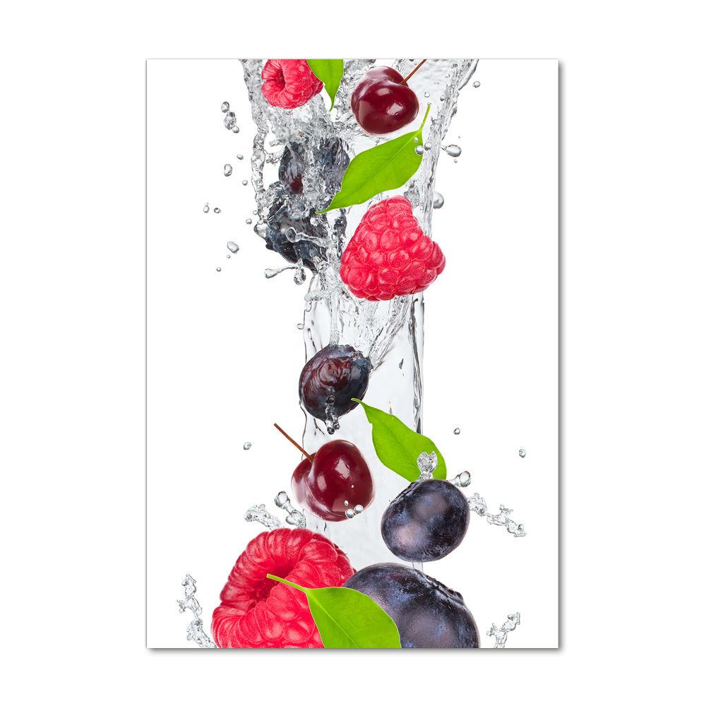 Tableau photo sur verre Fruits des bois