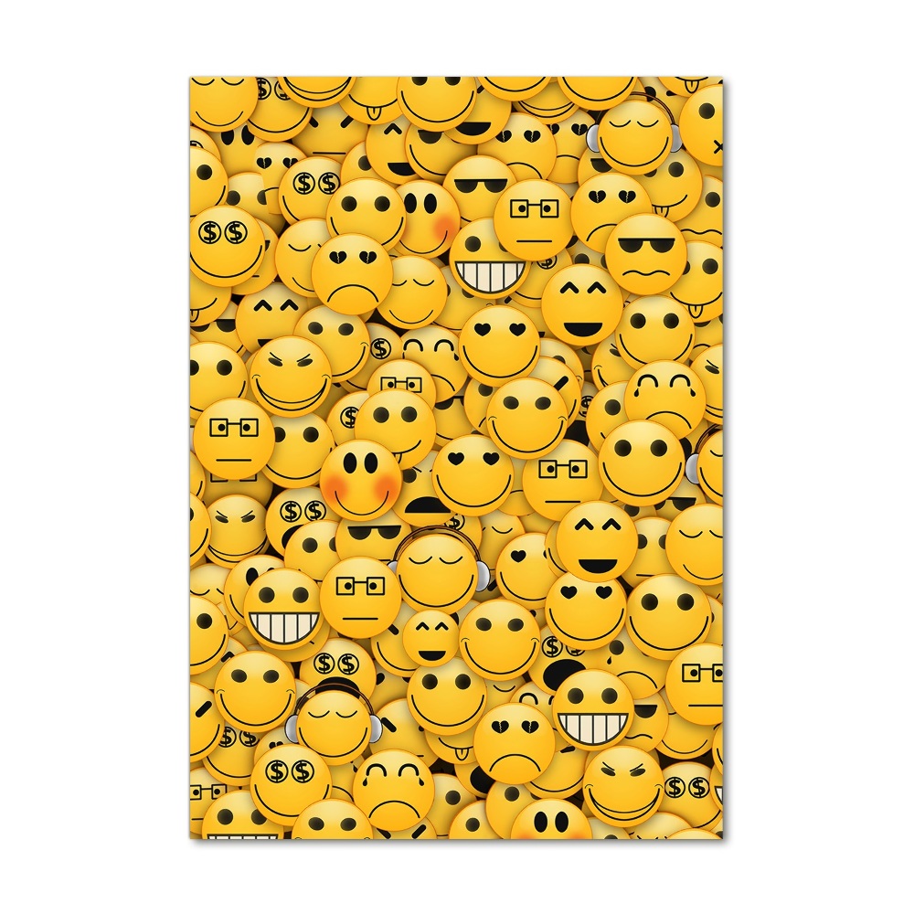 Tableau verre imprimé Emoticônes