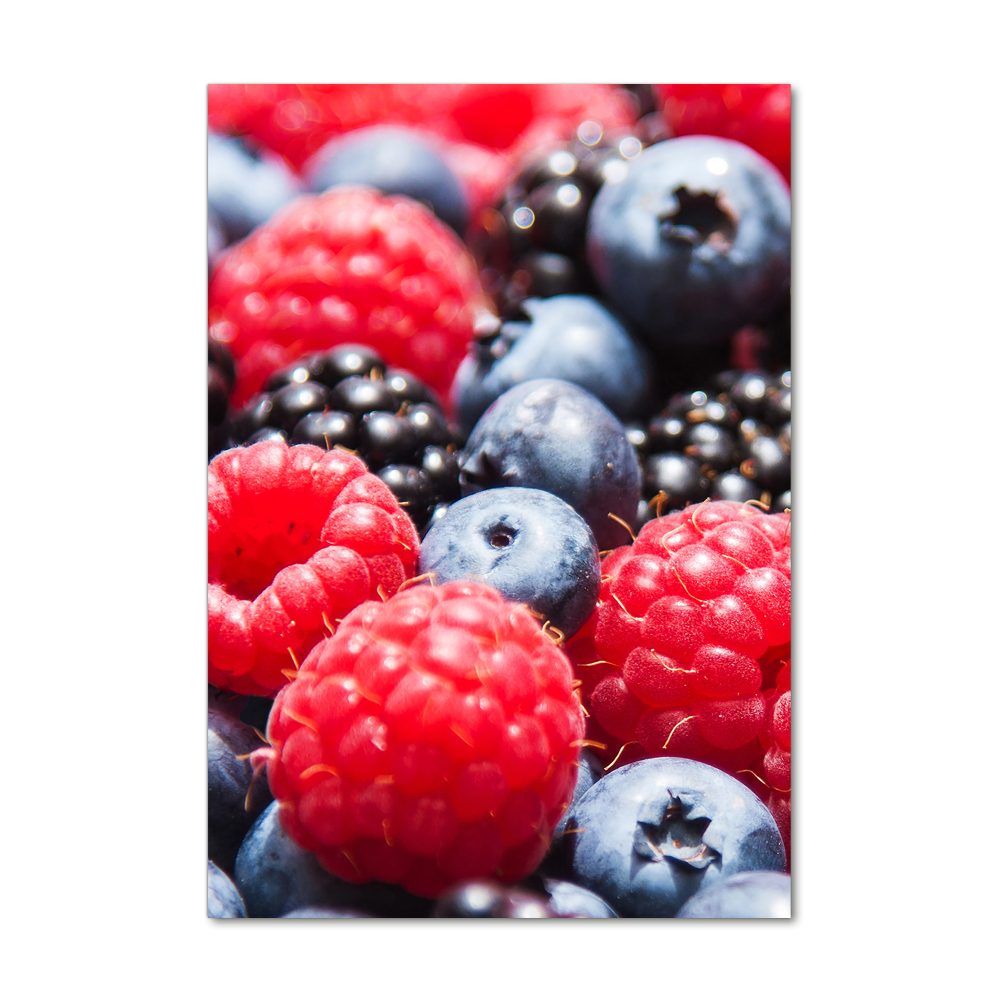 Tableau en verre Fruits des bois