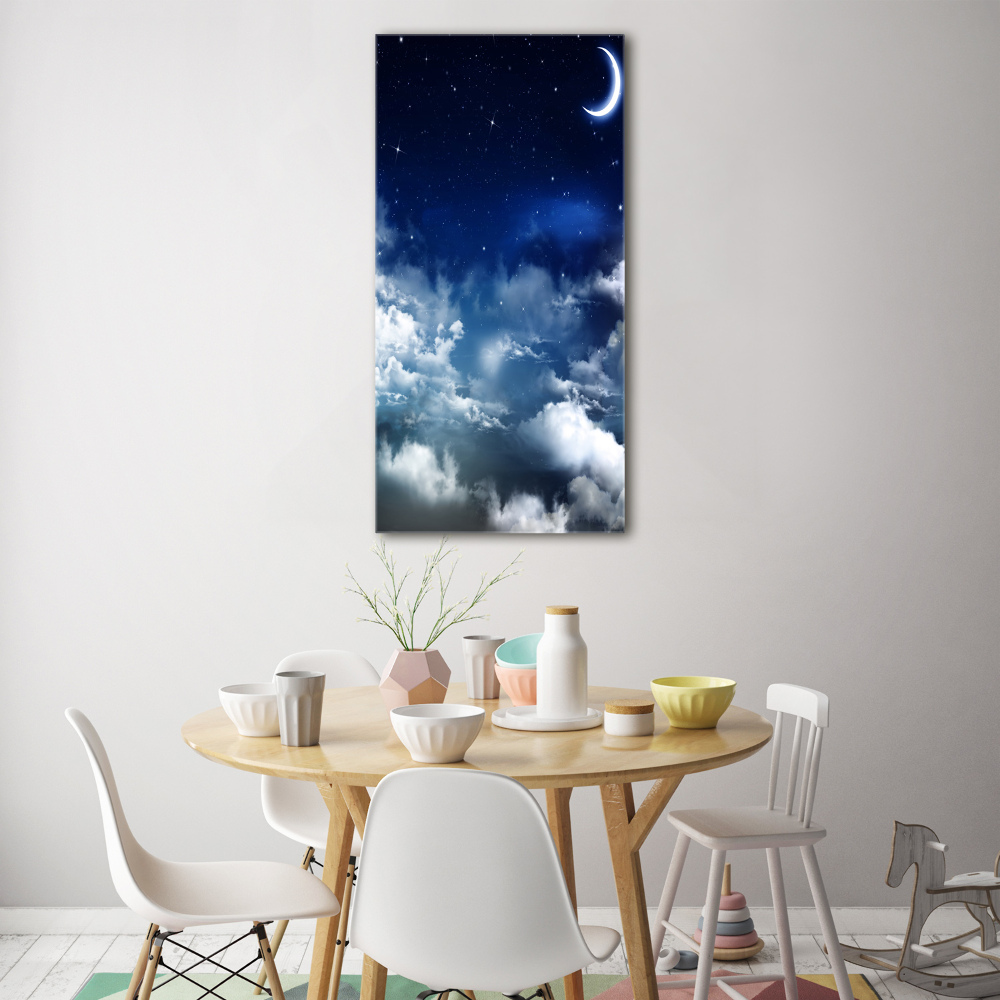 Tableau imprimé sur verre Ciel étoilé