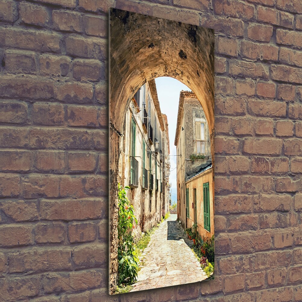 Tableau photo sur verre Rues italiennes