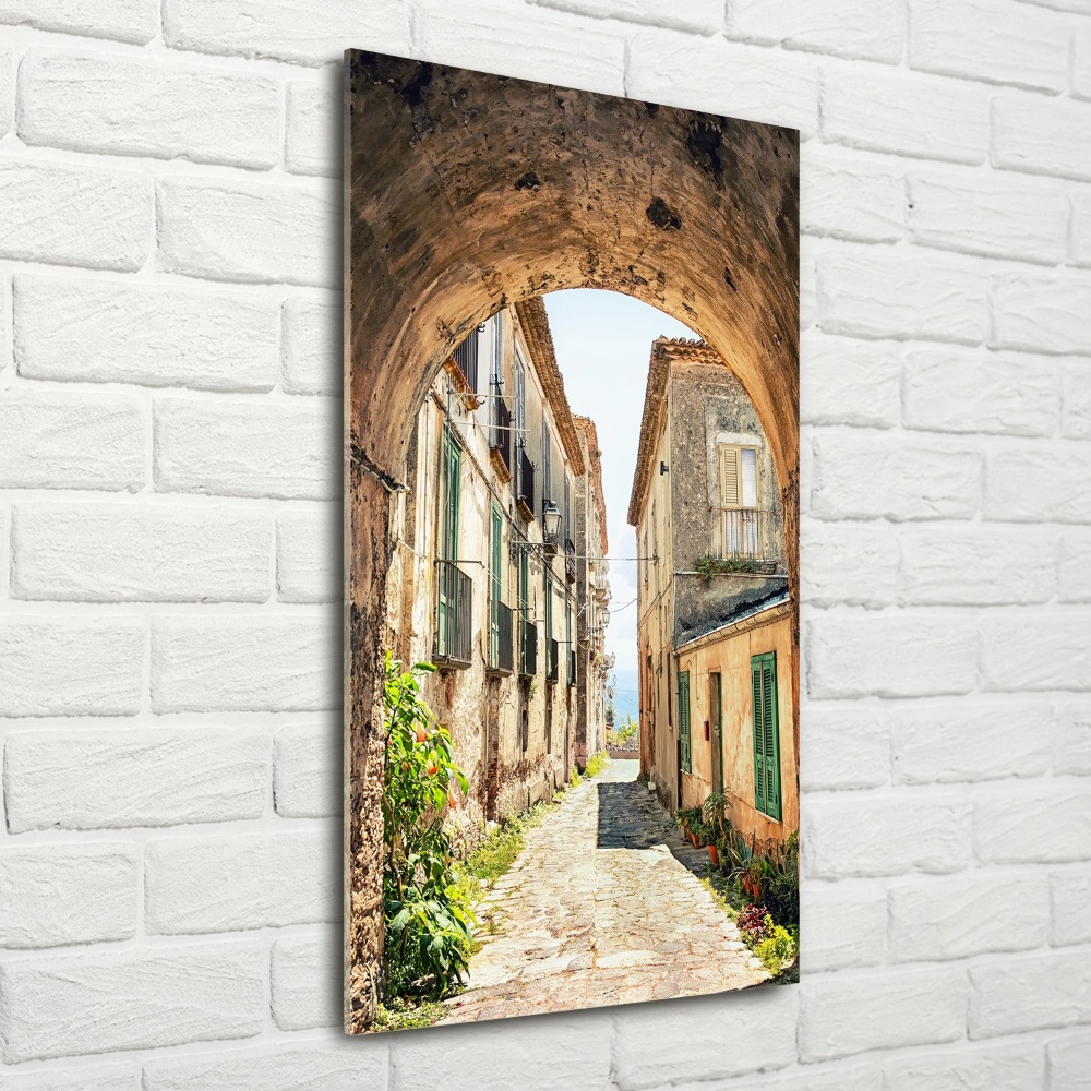 Tableau photo sur verre Rues italiennes