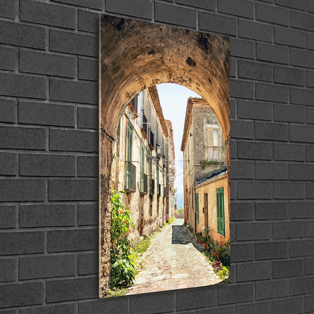 Tableau photo sur verre Rues italiennes