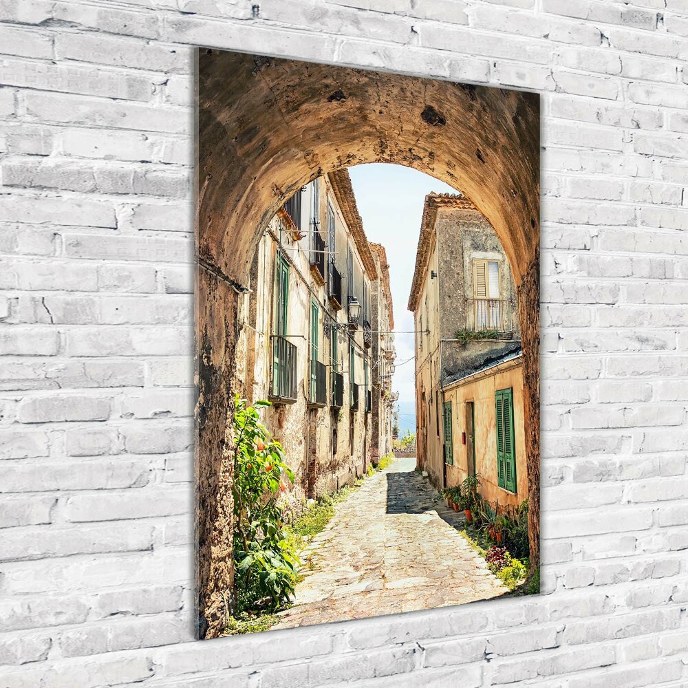 Tableau photo sur verre Rues italiennes