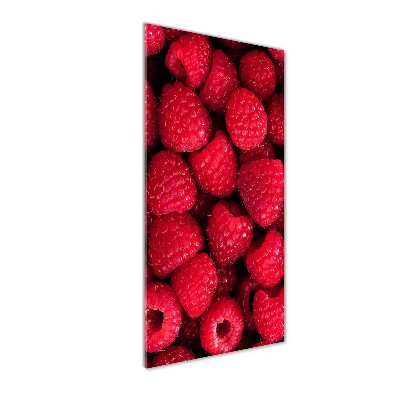 Tableau photo sur verre Framboises