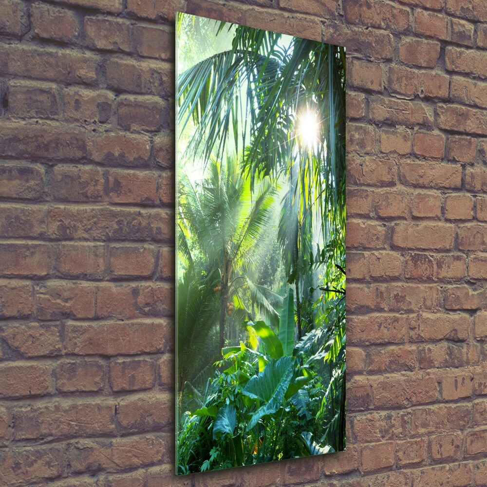 Tableau verre imprimé Jungle