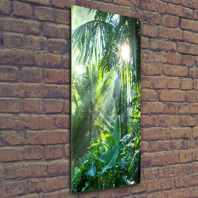 Tableau verre imprimé Jungle