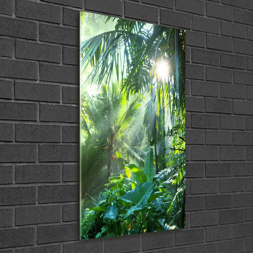 Tableau verre imprimé Jungle