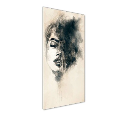 Tableau imprimé sur verre Abstraction femme