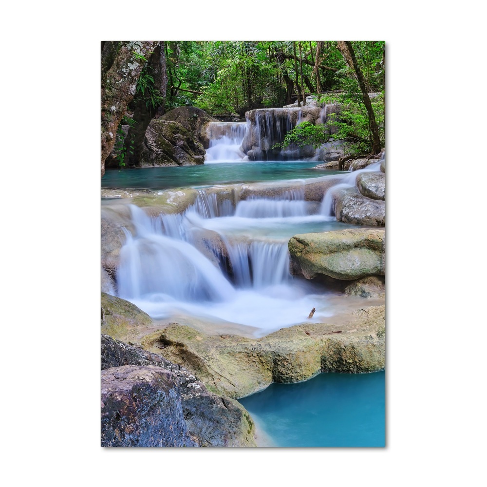 Tableau verre imprimé Cascade en Thaïlande