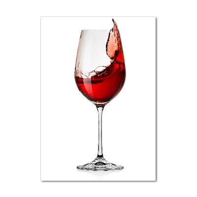 Tableau en verre Vin rouge