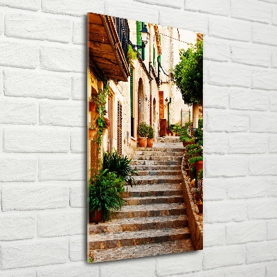 Tableau photo sur verre Ruelles en Espagne