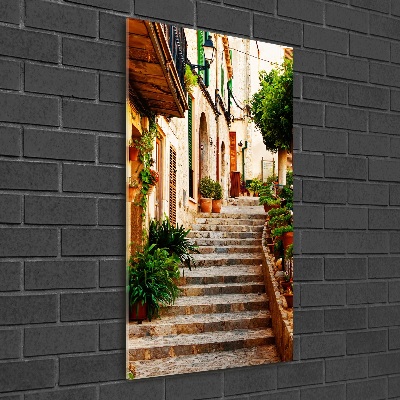 Tableau photo sur verre Ruelles en Espagne