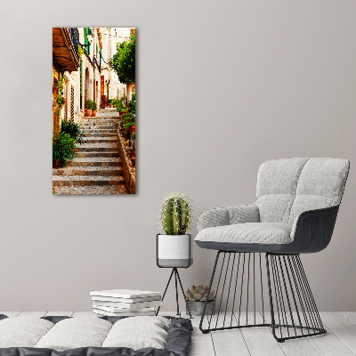 Tableau photo sur verre Ruelles en Espagne